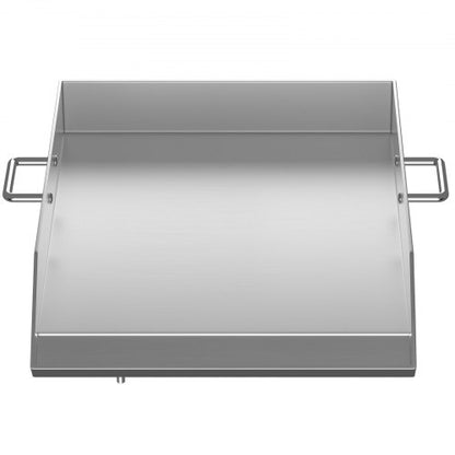 fyrkantig grillplatta 16 x 18 tums rostfritt stål grillplatta platt toppgrill Tripple Burner Spis Grillplatta Flat Top Plate för utomhus Trippelbrännare spis |  EU