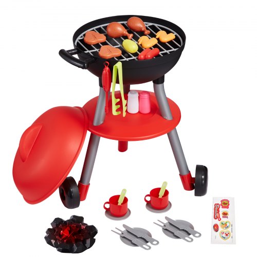 28-teiliges Grill-Spielset für Kinder, Grill-Spielzeugset mit Ton und Licht | EU