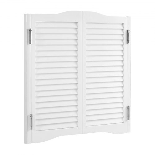 Svängdörrar för café 81,3x91,4 cm furu vit med gångjärn och beslag |  EU