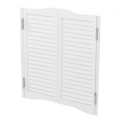 Svängdörrar för café 81,3x91,4 cm furu vit med gångjärn och beslag |  EU