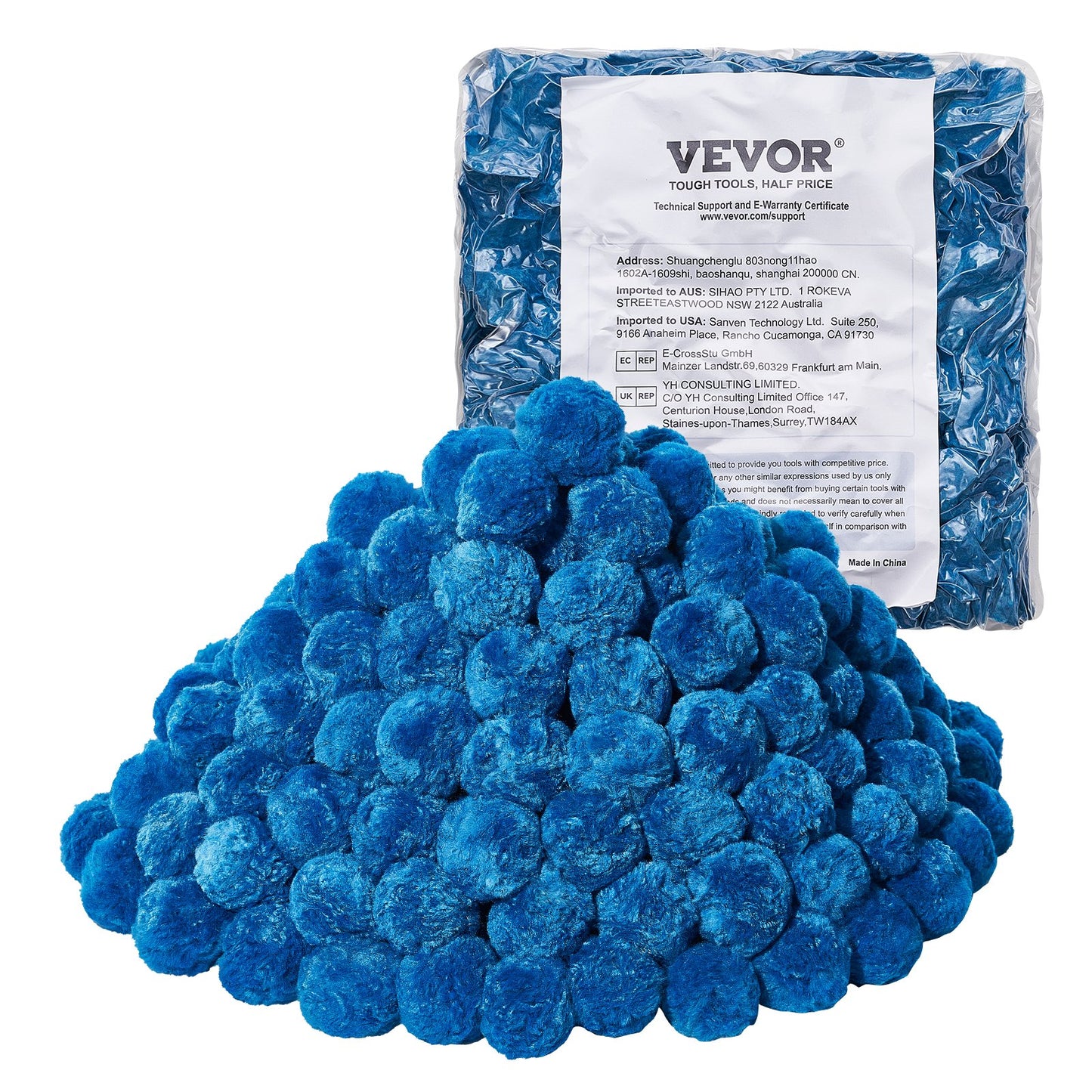 Pool-Filterbälle für Sandfilterpumpe, Pool, 1,4 kg, wiederverwendbar, blau