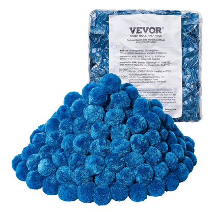 Pool-Filterbälle für Sandfilterpumpe, Pool, 1,4 kg, wiederverwendbar, blau