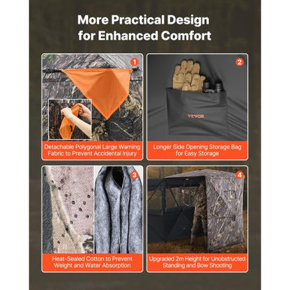bärbar jaktgardin för 2-3 personer, termisk markgardin, bärväska för hjortgardin |  EU
