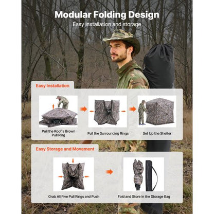 6-7 person portable hunting blind bag for deer and duck | EU