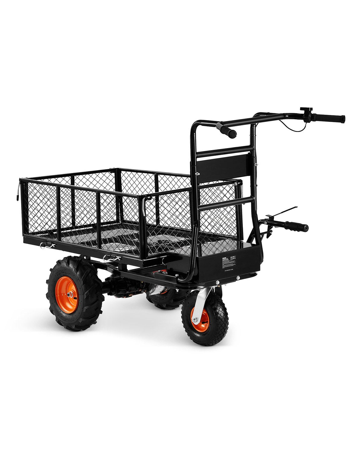 Electric Utility Cart 500lbs Capacity Power Wagon 36V 432W Wheelbarrow