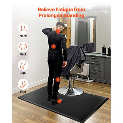 Salongsmatta för hårstylist 1525 x 915 mm Rektangulär salongsmatta 23 mm tjock |  EU