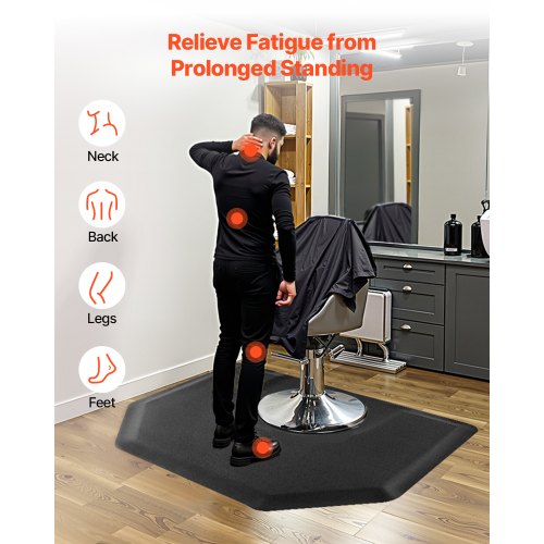 Salongsmatta för hårstylist 1225 x 1505 mm Hexagonig salongsmatta 13 mm tjock |  EU