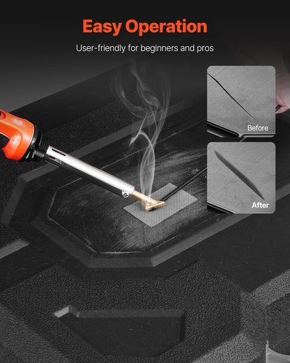 Kunststoffschweißset 60W/100W Kunststoffschweißset mit 3 Spitzen und 20 Stäben