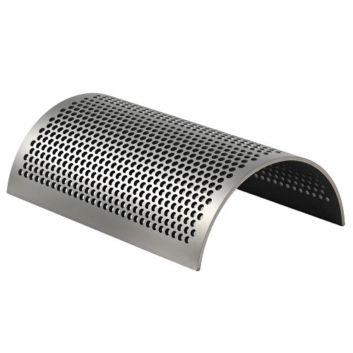 Screen Mesh for Plastic Shredder, High-Quality Steel Durable Mesh, 0.315 in/8 mm High-Precision Aperture Screen, Compatible with Model 400 Plastic Grinder, Suitable for Small Particle Recycling