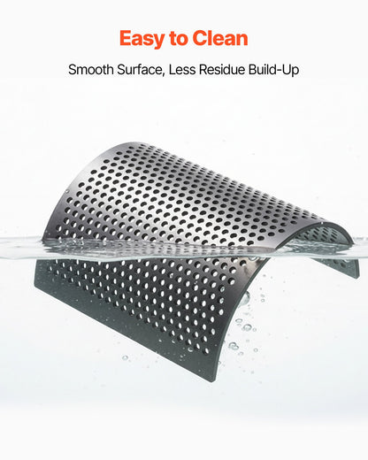 Screen Mesh for Plastic Shredder, High-Quality Steel Durable Mesh, 0.236 in/6 mm High-Precision Aperture Screen, Compatible with Model 250 Plastic Grinder, Suitable for Micro Particle Recycling