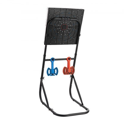 Axtwurfspiel Kunststoffbürste Zielscheibe 8 Wurfäxte Set Stahlrahmen | EU