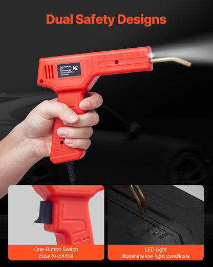 Kunststoffschweißgerät 100W Kunststoffschweißpistole mit 800 Klammern