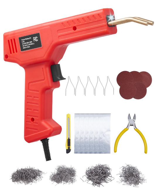 Plastsvetsare 100W plastsvetspistol med 800 st klammer