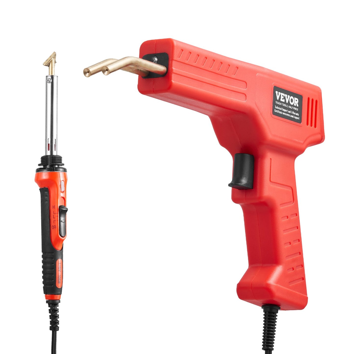 Kunststoffschweißset, 100 W Kunststoffschweißpistole und -kolben, 1000 Klammern und 60 Stäbe