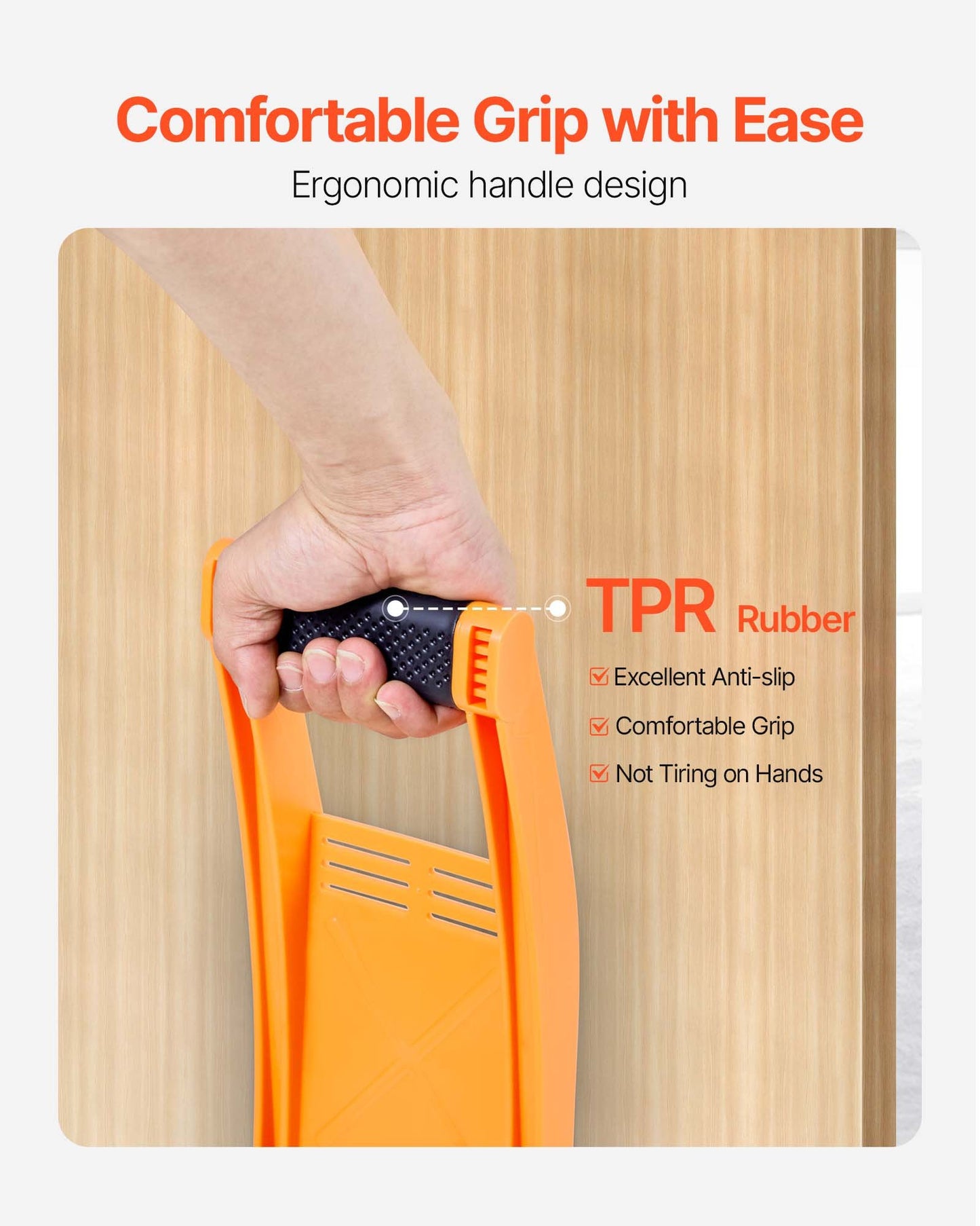 Drywall Carrier, 2 Pack Plywood Carriers Handles, ABS Plastic Panel Carrier Tool with 176 lbs Load Bearing, Lift and Carry Panel Mover for Plywood, Drywall, Particleboard, Tempered Glass