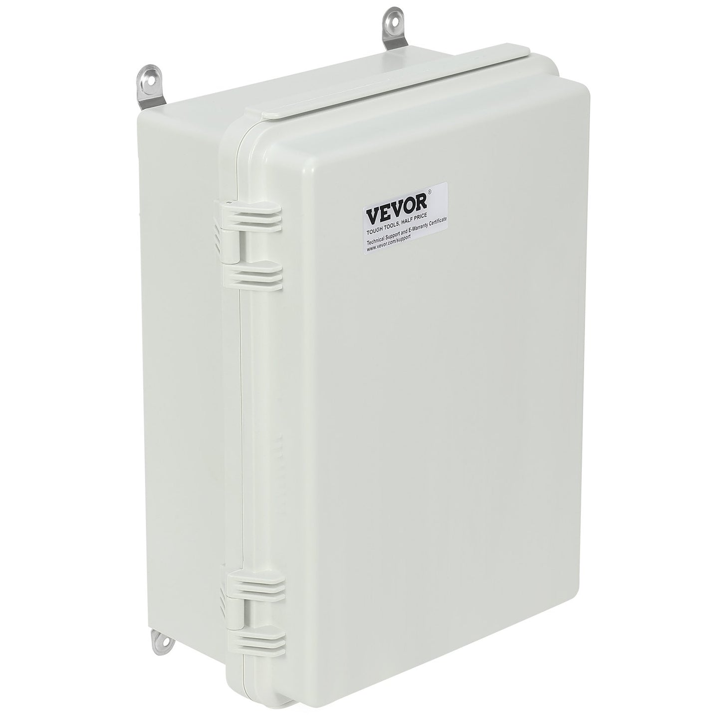 Outdoor Electrical Junction Box, 11.81 x 7.87 x 7.08 inches, ABS Plastic Electrical Box with Hinged Stainless Steel Latch, IP67 Dustproof Waterproof for Outdoor Electrical Projects