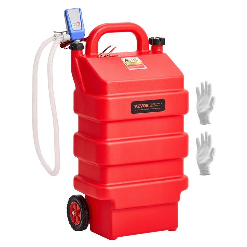 Fuel Caddy 16 Gallon Portable Fuel Tank with 12V DC Electric Transfer Pump | EU