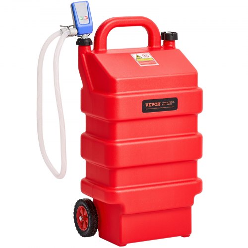 Fuel Caddy 16 Gallon Portable Fuel Tank with 12V DC Electric Transfer Pump | EU