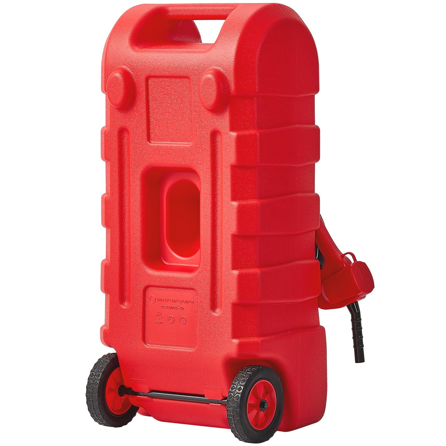 Fuel Caddy 15 Gallon Portable Fuel Tank with Gravity and Hand Pump Modes