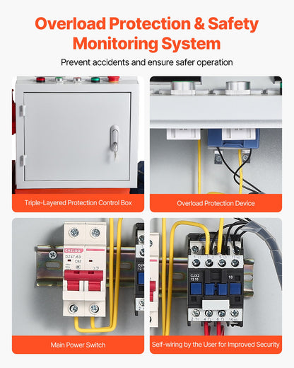 Feed Pellet Mill Machine, 5 mm Animal Feed Pellet Making Machine, 3KW 240V Animal Food Granulator Mill Machines with 3 Pressure Rollers & 4 Wheels, Ideal for Poultry, Livestock, Farm Animals