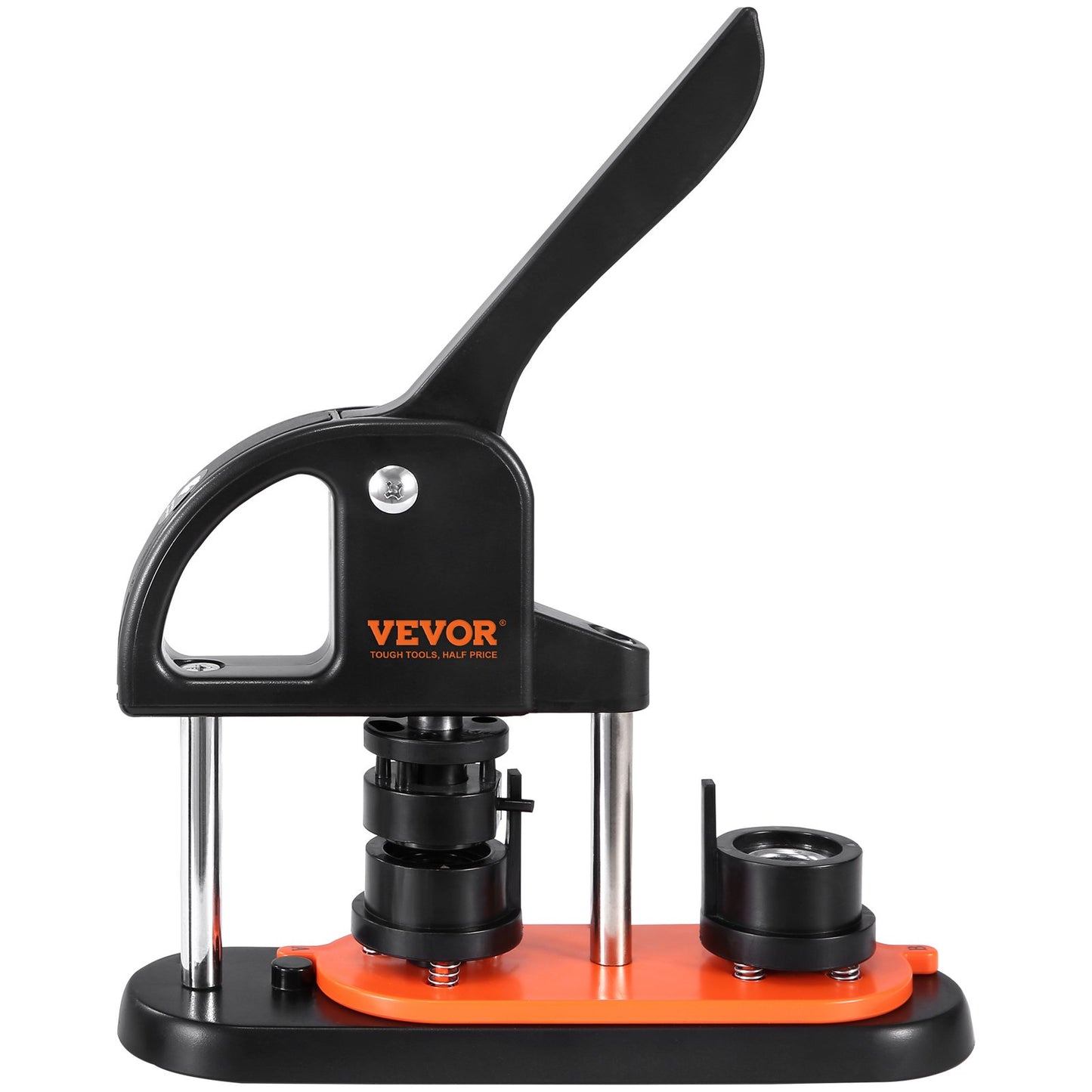 Button Maker Machine, 0.98inch/25mm Pin Maker, Installation-Free Badge Punch Press Kit, Kids DIY Gifts Button Making Supplies with 500pcs Button Parts, Circle Cutter, Magic Book