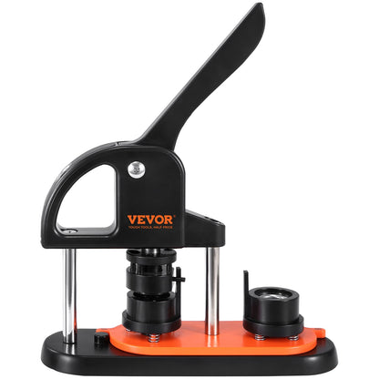 Button Maker Machine, 0.98inch/25mm Pin Maker, Installation-Free Badge Punch Press Kit, Kids DIY Gifts Button Making Supplies with 500pcs Button Parts, Circle Cutter, Magic Book