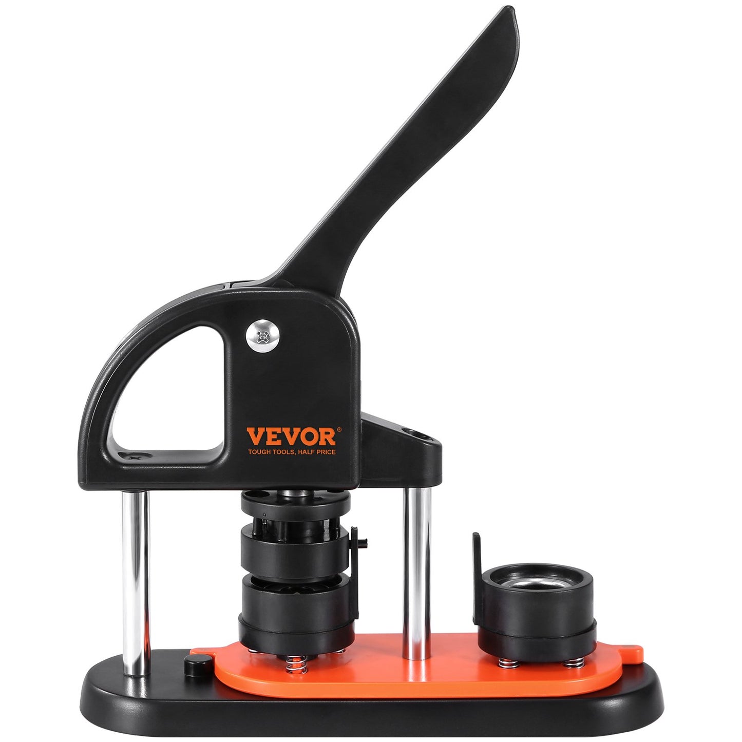 Button Maker Machine, 1.25 inch/32mm Pin Maker, Installation-Free Badge Punch Press Kit, Kids DIY Gifts Button Making Supplies with 500pcs Button Parts, Circle Cutter, Magic Book