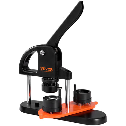 Button Maker Machine, 1.25 inch/32mm Pin Maker, Installation-Free Badge Punch Press Kit, Kids DIY Gifts Button Making Supplies with 500pcs Button Parts, Circle Cutter, Magic Book