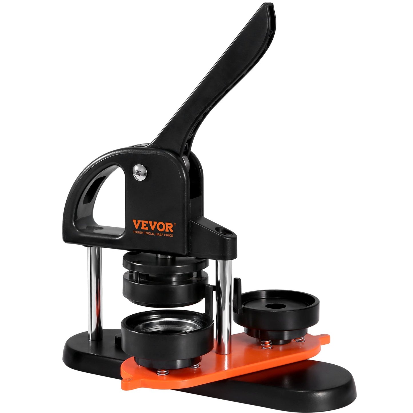 Button Maker Machine, 2.28 Inch/58mm Pin Maker, Installation-Free Badge Punch Press Kit, Kids DIY Gifts Button Making Supplies with 100 Pcs Button Parts, Circle Cutter, Magic Book