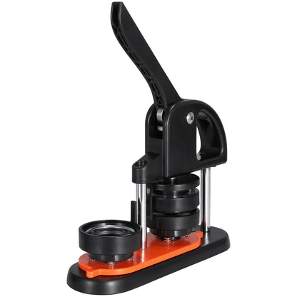 Button Maker Machine, 2.28 Inch/58mm Pin Maker, Installation-Free Badge Punch Press Kit, Kids DIY Gifts Button Making Supplies with 100 Pcs Button Parts, Circle Cutter, Magic Book