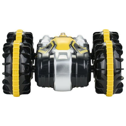 Amphibious Fjärrkontroll Bilbåt 2,4 GHz 4WD RC Båt Barn Vuxna Gul