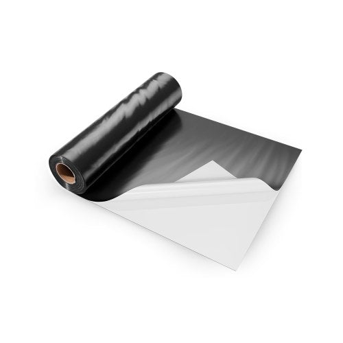 10' x 100' Plastic Sheeting Heavy Duty, 6 Mil Thick Plastic Sheeting Roll, Plastic Drop Cloth Painters Tarp Covering for Crawl Space Vapor Barrier, Black and White Double-Sided, Multi-Purpose