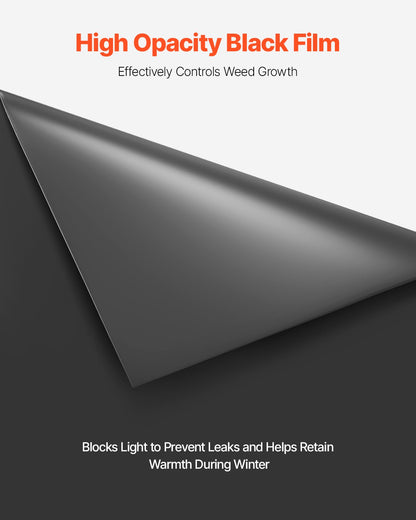 24' x 100' Plastic Sheeting Heavy Duty , 6 Mil Thick Plastic Sheeting Roll, Plastic Drop Cloth Painters Tarp, Polyethylene Covering for Crawl Space Vapor Barrier, Multi-Purpose, Black