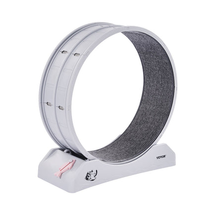 Cat Träningshjul 31.5 i Large Indoor Cat Running Wheel Löpband Vit