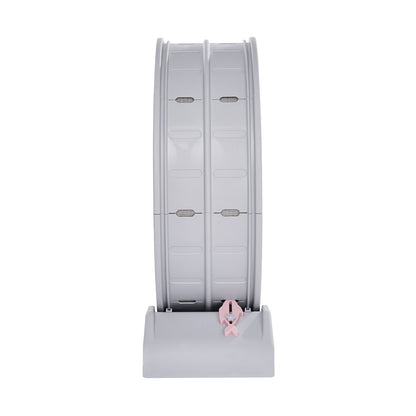 Cat Träningshjul 31.5 i Large Indoor Cat Running Wheel Löpband Vit