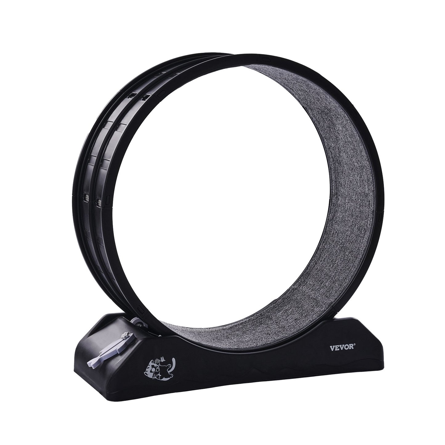 Katzen-Trainingsrad 31,5 Zoll großes Indoor-Katzenlaufrad Laufband Schwarz