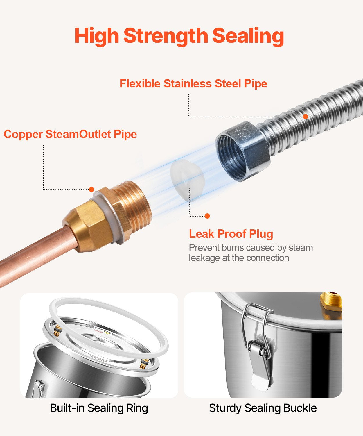 Moonshine Stillwasser-Alkohol-Destilliergerät, 5 Gallonen, mit Thumper-Fass und 8-W-Wasserpumpe