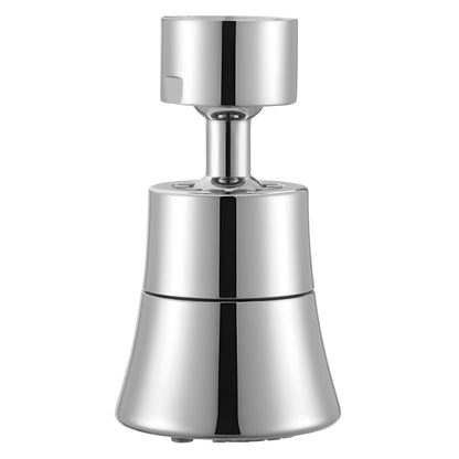 Faucet Aerator, 360° Swivel Kitchen Sink Aerator, 5-Function 5-Flow Sink Sprayer Attachment, Bathroom Faucet Extender Head Replacement for 15/16 inch Female Thread with Adapter & 55/64 inch Male