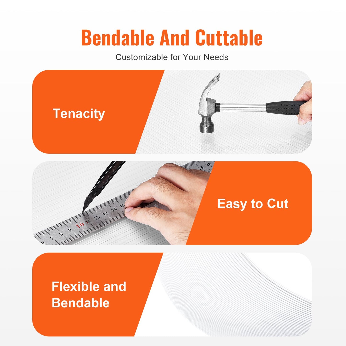 5-pack polycarbonate greenhouse panels 2' X 4' X 0.32'' roof sheets