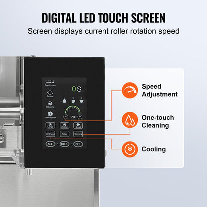 Kommersiell snöflingaismaskin 529LBS/24H rostfritt stål för glass