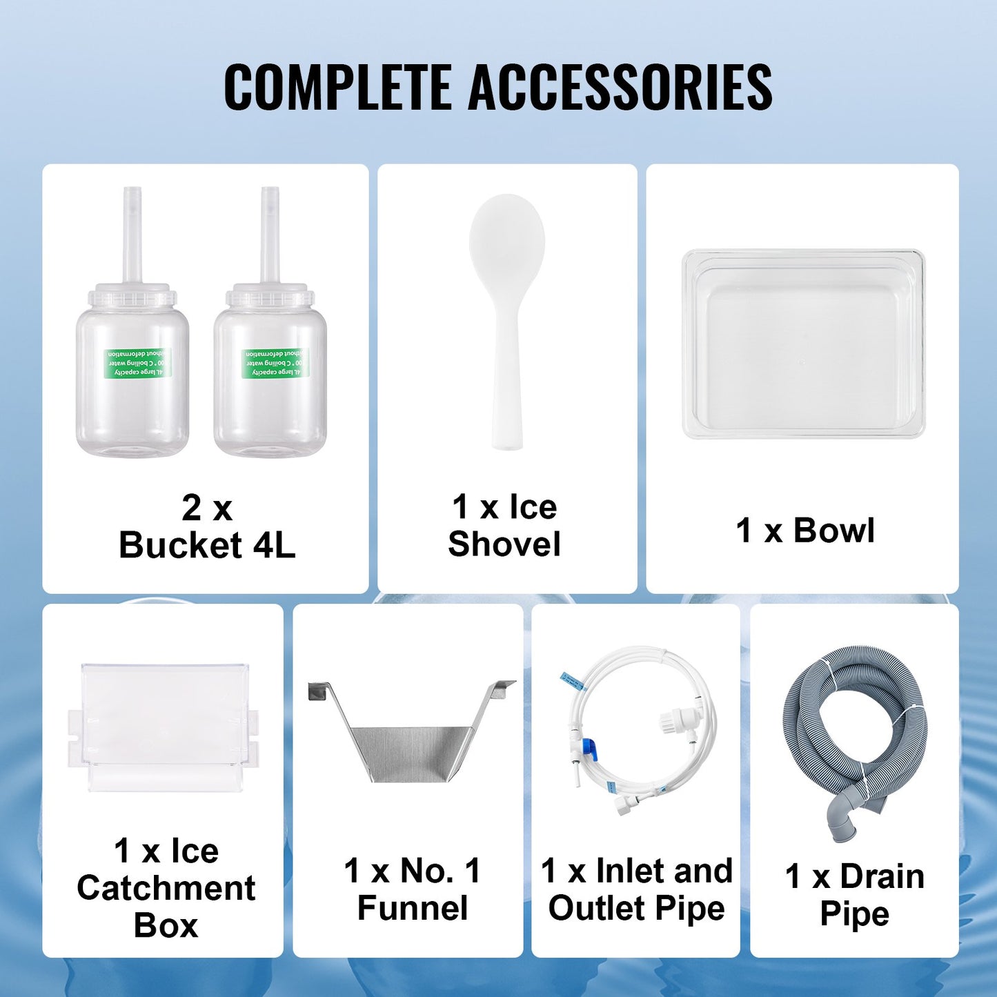 Kommersiell snöflingaismaskin 385LBS/24H rostfritt stål för glass