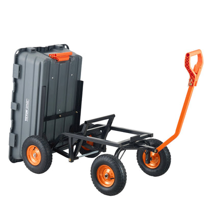 Poly Garden Dump Cart Kraftiga gårdsvagnar och vagnar 1500 lbs 13" däck