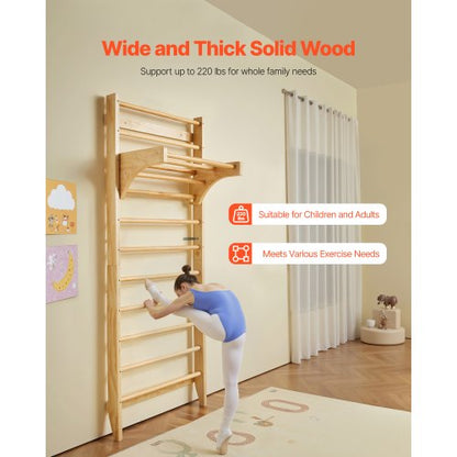 Svensk Stege Vägggym 10-nivåer Trälekplats Inomhus Klätterstege |  EU