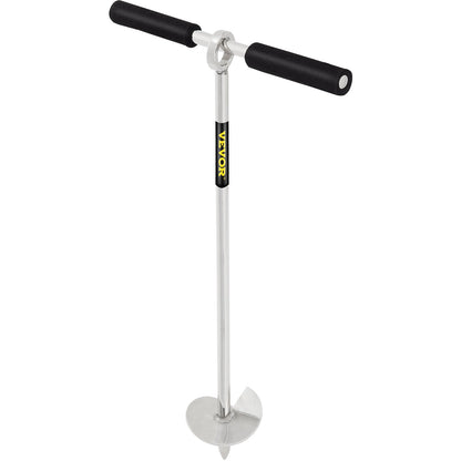 Sandanker, 18-Zoll-Schraube für Strand und Sandfalle, Schraubanker aus Edelstahl 316 mit abnehmbarem Griff, Bungee-Leine und Tragetasche, für Jetski, PWC, Ponton, Kajak