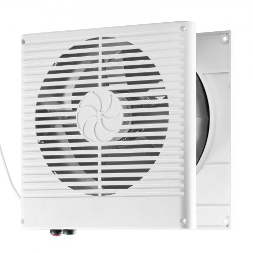 7.5-Inch Room to Room Fan, Through Wall Fan with AC Motor & Bi-directional Adjustable Wind, 180 CFM Ventilation Quiet Exhaust Vent for Kitchen, Living & Laundry Room, Workshop