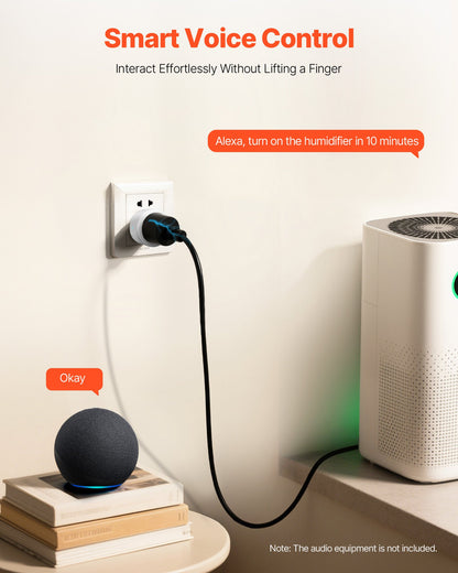 Smart Plug, WiFi Smart Outlet Compatible with Alexa and Google Home, WiFi Plugs with Scheduling, App Control & Timer Function, 2.4GHz Wi-Fi Only, 15Amp, No Hub Required, White (4 Pack)