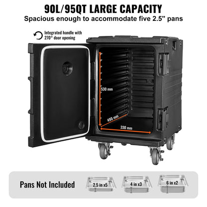 Insulated Food Pan Carrier Stapelbar Catering Dishbox 90L Skavfat