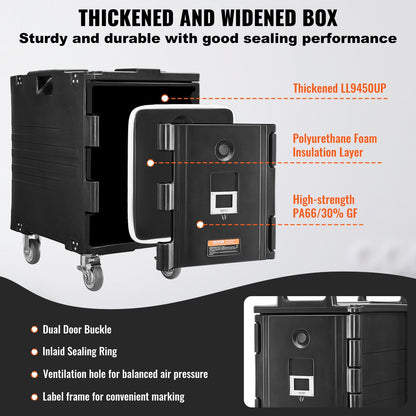 Insulated Food Pan Carrier Stapelbar Catering Dishbox 90L Skavfat