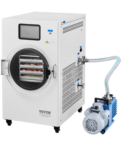 Vacuum Freeze Dryer 4-Layer Fruit Vegetable Freeze Drying Machine White