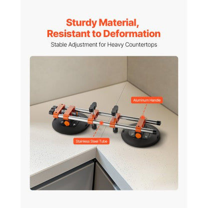 Seamless Seam Setter 6" Saugnapf zum Verbinden und Nivellieren von Arbeitsplatten | EU